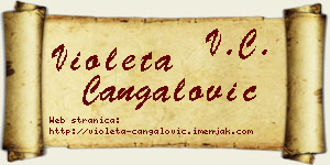 Violeta Čangalović vizit kartica